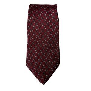 Christian Dior Silk Tie Red